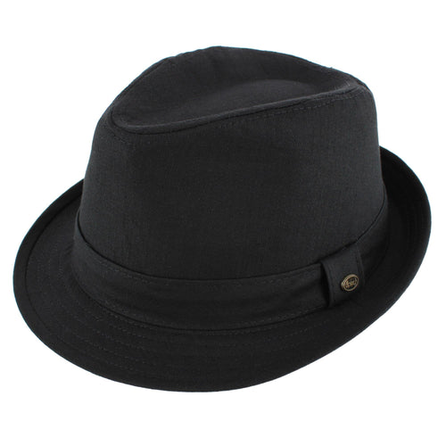 Epoch Hats Company Men's Cotton Denim Fedora Hat – Classic Lightweight Trilby Hat for Casual Outdoor Wear