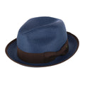 Epoch Hats Company Men's Fedora Hat with Contrast Band & Trim – Classic Wide Brim Fashion Hat for Casual & Formal Wear